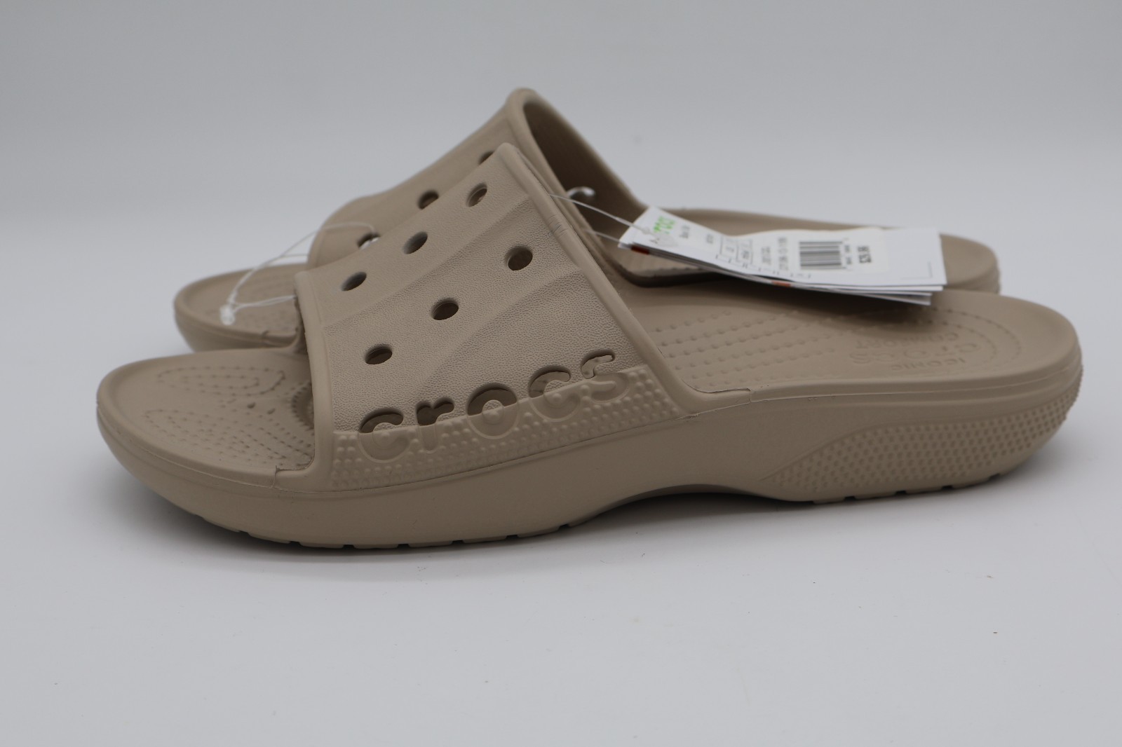 Crocs Baya Slide Sandals Cobblestone Tan & Off Pink Unisex M-6/W-8 Lot of 2