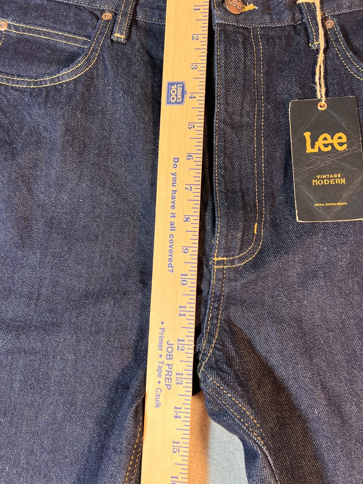 Lee Vintage Modern Jeans Retro Rinse Blue HighRise Strght Leg Akl 32 NWT 5306 Q2