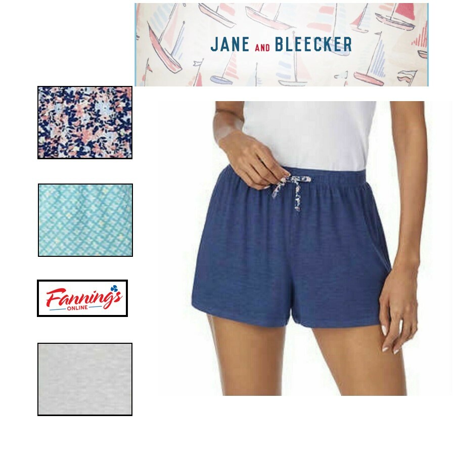 Jane and Bleecker Sleep Short Comfort Waistband Soft Stretch SINGLE PAIR D44