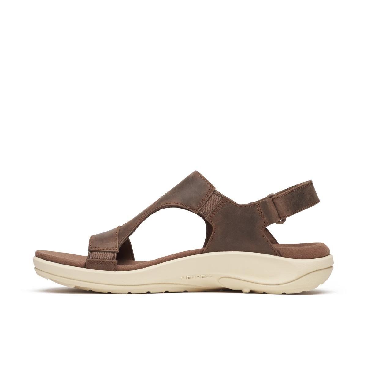 Merrell District 4 Luxe Backstrap Womens Leather Sandals Adjustable Comfort EVA