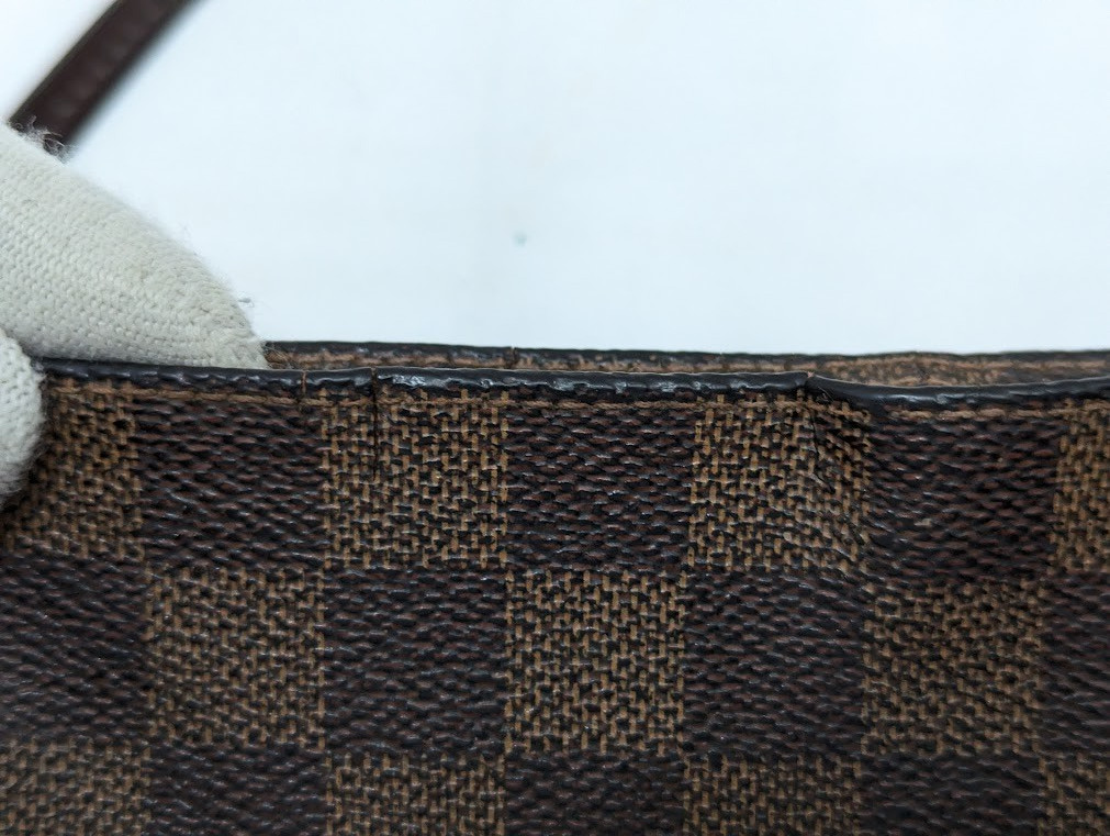 LOUIS VUITTON Damier Ebene Navona Accessories Pouch Hand Bag N51983 Authentic LV