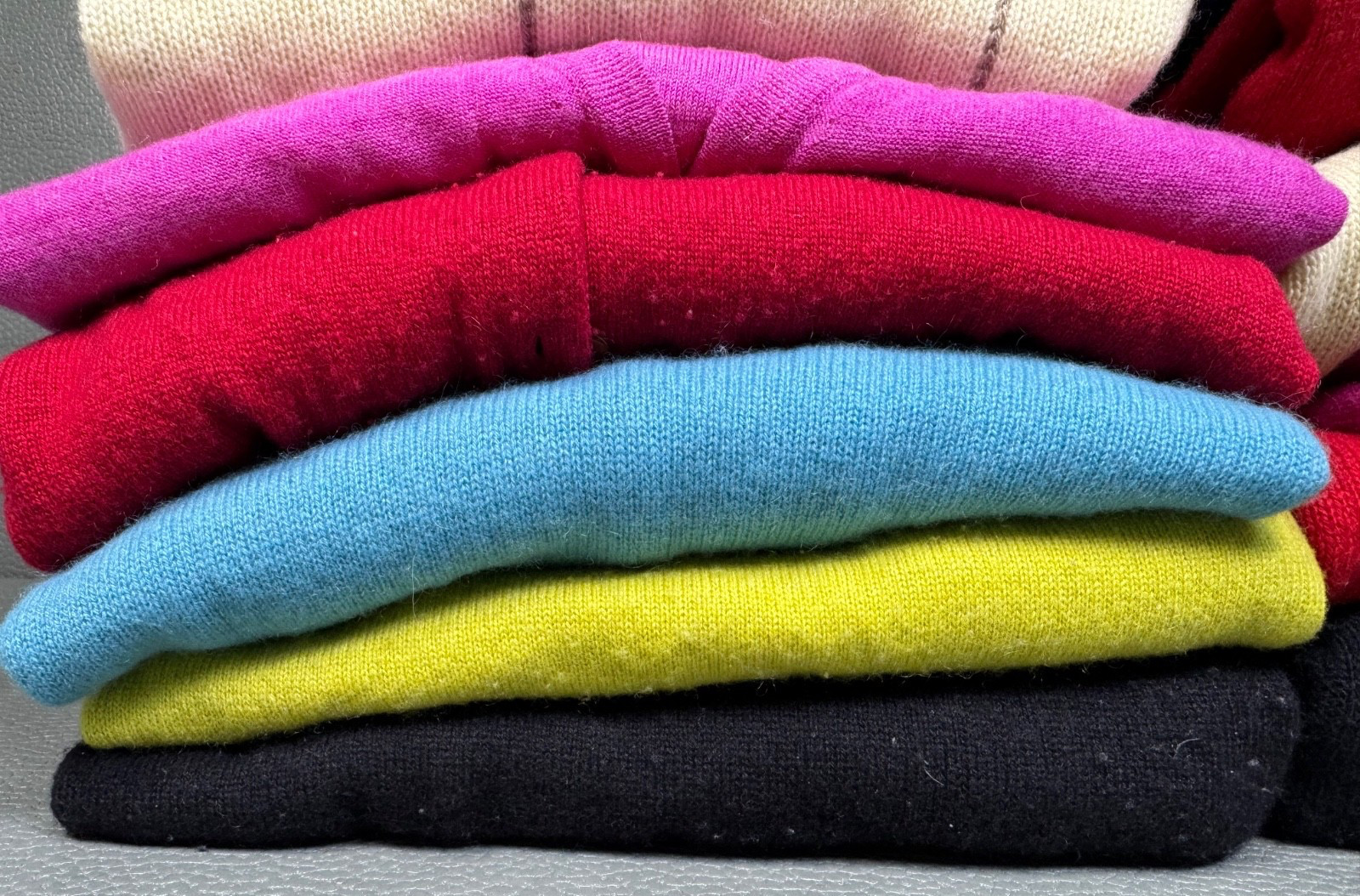 Lot of 14 100% Cashmere Sweaters Cutter Fabric Crafters Repurpose