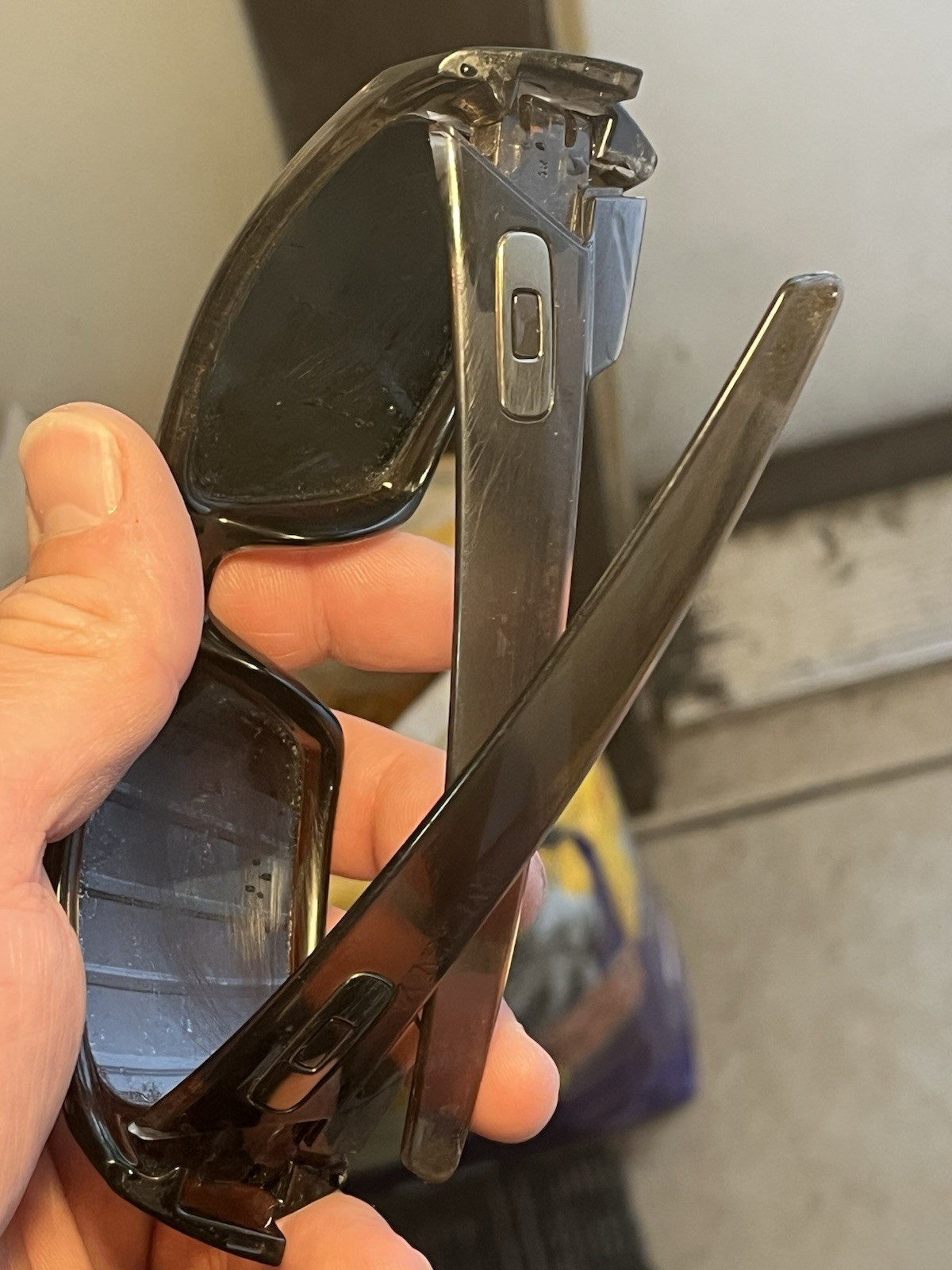 Oakley Gascan Transparent Sunglasses. Frame Only READ
