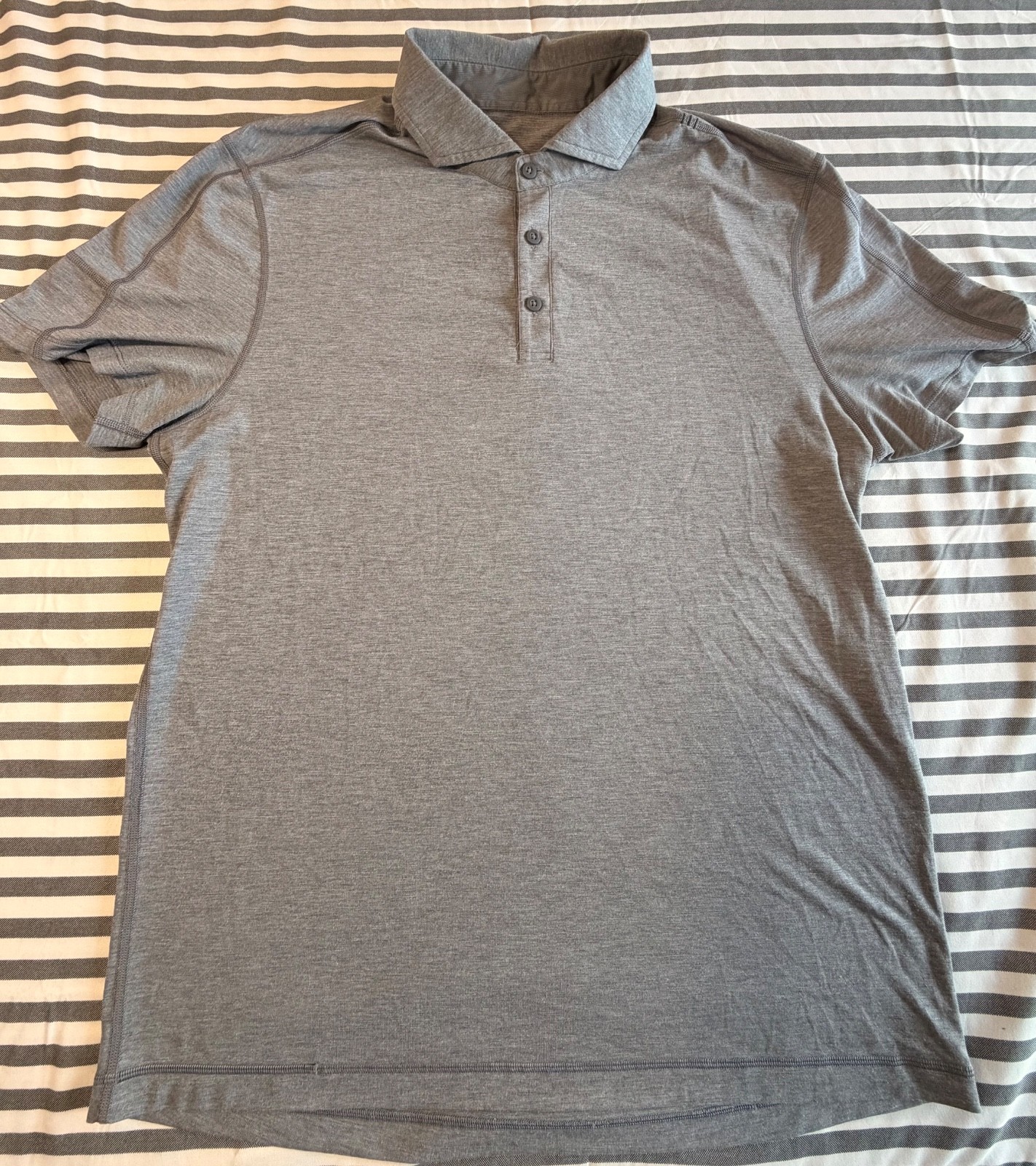 Men’s Lululemon Golf Tennis Polo Shirt XL L black navy gray bulk Lot of 3 tech