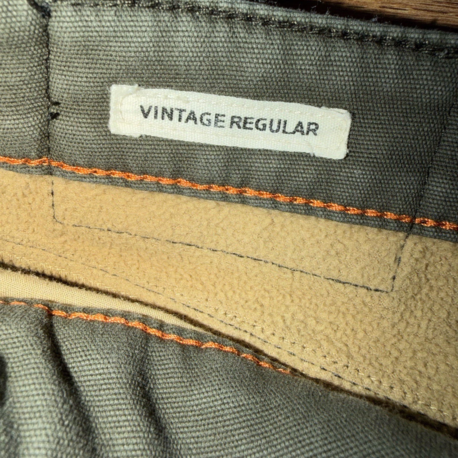 Weatherproof Vintage Men’s Green Canvas Pants Straight Leg Regular Fit 40W
