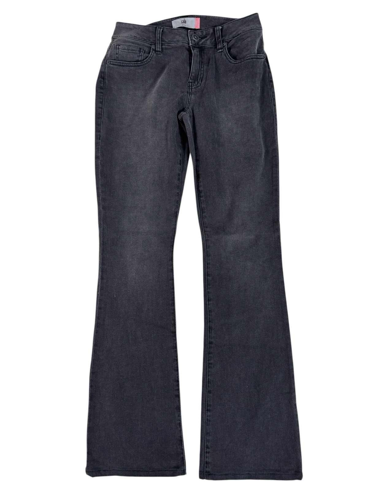 Cabi Gray Charcoal Wash Mid-Rise Curvy Slim Boot Denim Jeans Women’s Size 4