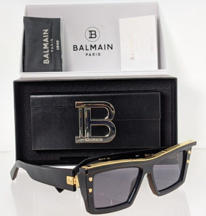 Authentic Balmain Sunglasses B-VII BPS 131A 55mm Black Japan Frame