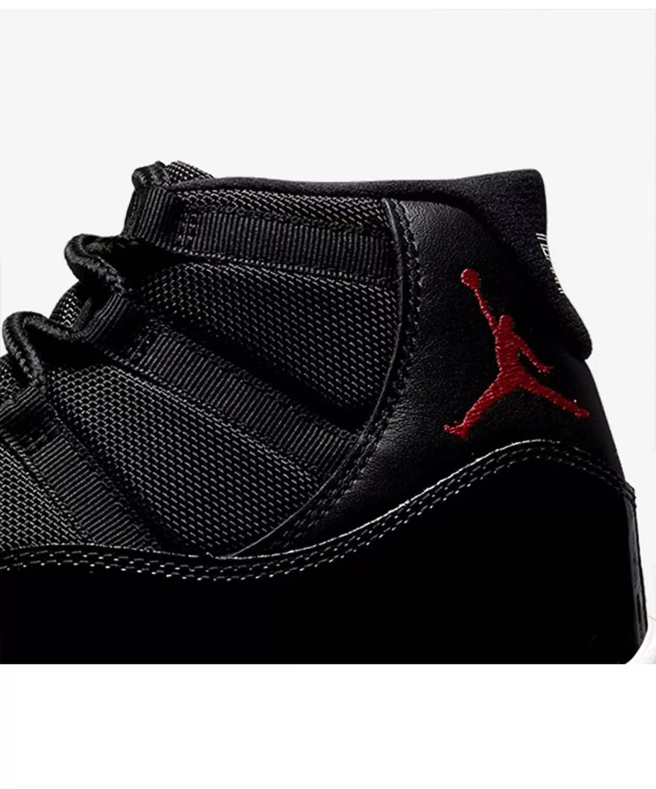 Nike 378037-061 Air Jordan 11 Retro Bred Black Red High Top Men Basketball Shoes