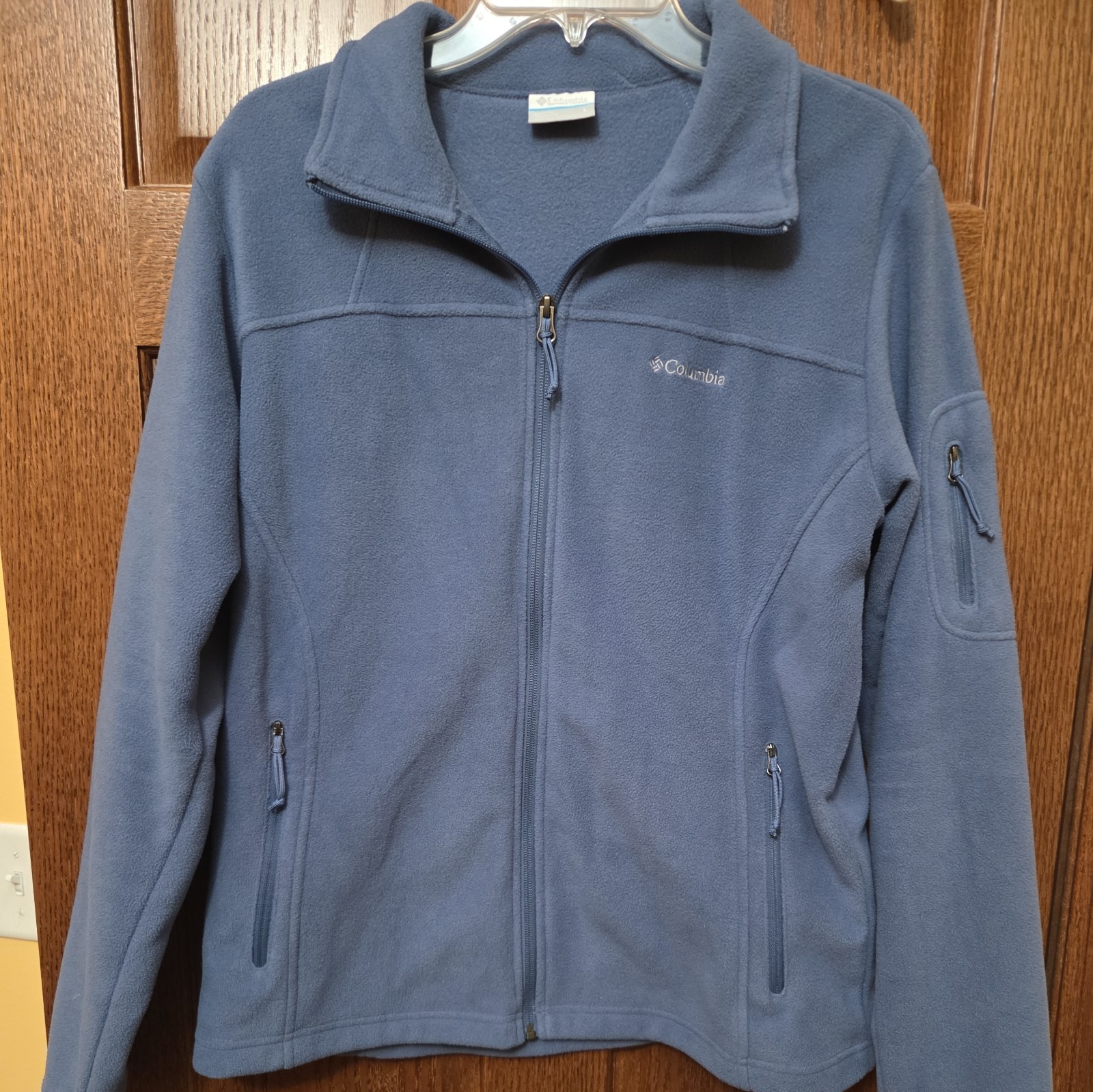 Columbia Women’s Fast Trek II Fleece Jacket Full Zip Size Large Blue