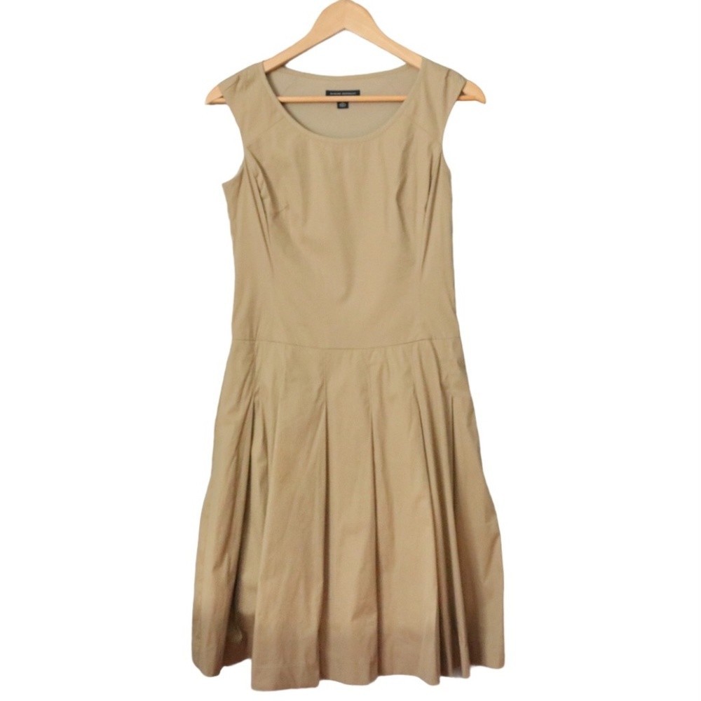 Banana Republic Tan Midi Dress Women’s Size 0