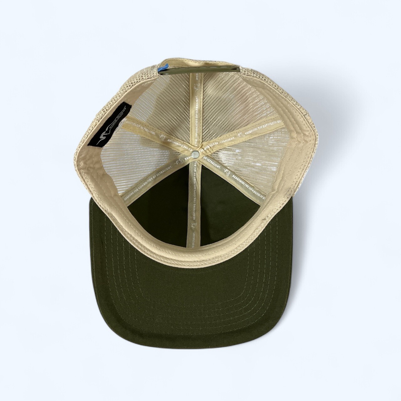 Stone Glacier Trucker Hat Cap Black SnapBack Brown Black Snap Back