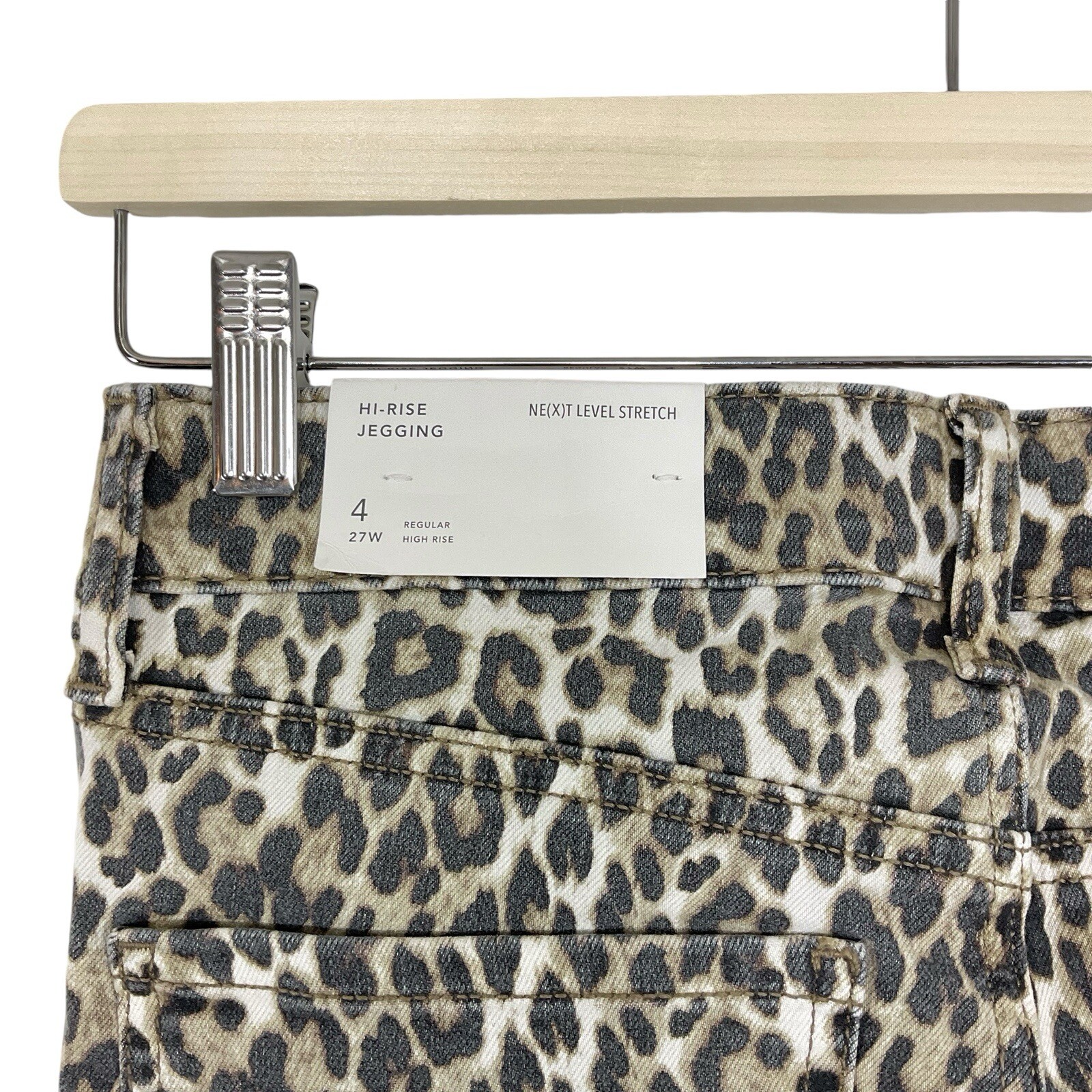 American Eagle Animal Print Hi-Rise Jegging Ne(x)t Level Stretch Brown Size 4
