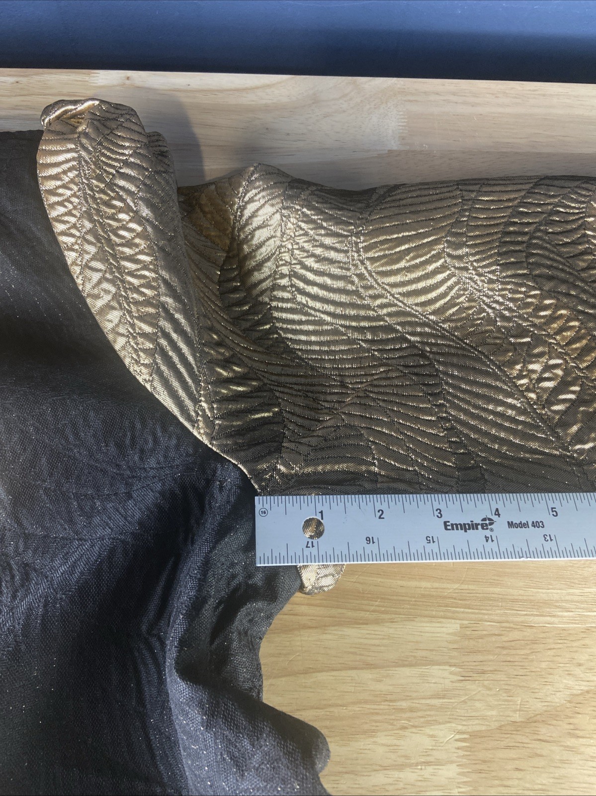 Making the Cut Season 3 Ep 3 Winning Look Jeanette’s Metallic Jacquard Coat 2XL