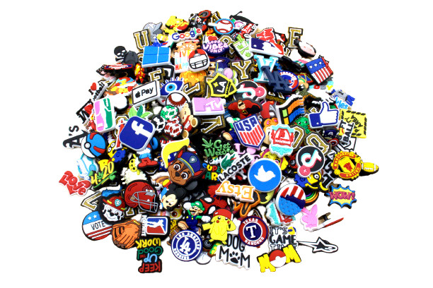 110-90-60-30 pcs Random Shoe Charms FOR Croc & Bracelet & shoe Wristband RANDOM