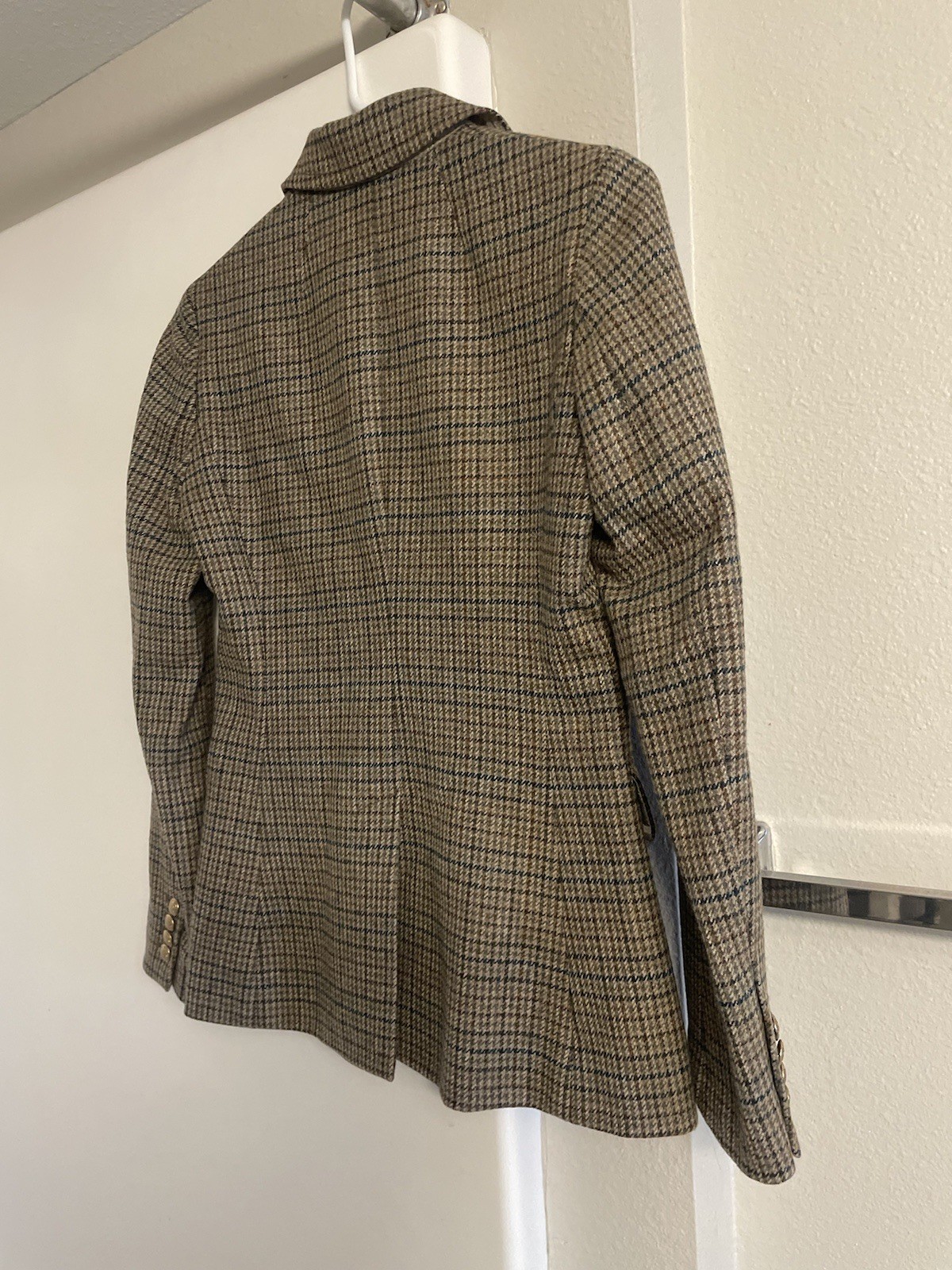 J Crew Vtg Blazer Wool Women Size 0 Old Money Academia Earth Times Brown