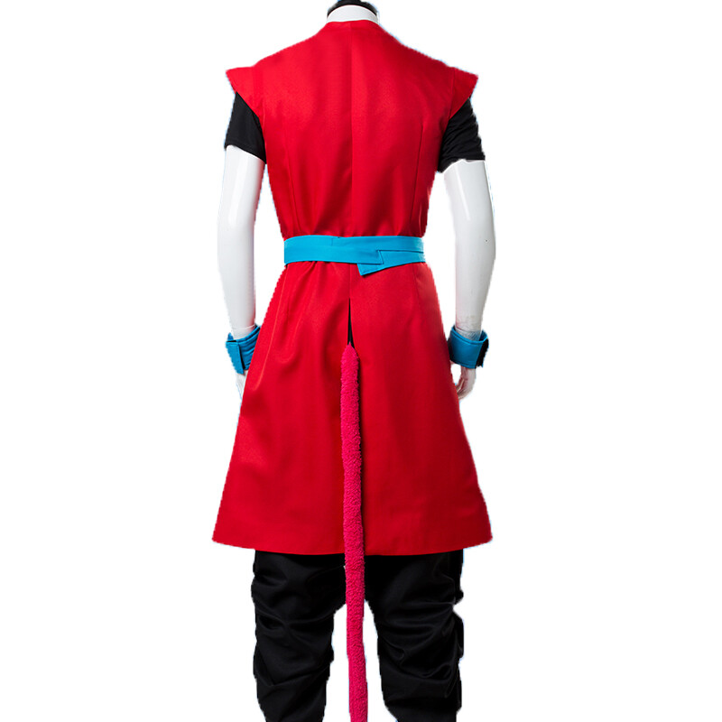 Xeno Goku Cosplay Costume Time Patroller Kakarot Red Goku Outfit Anime Manga