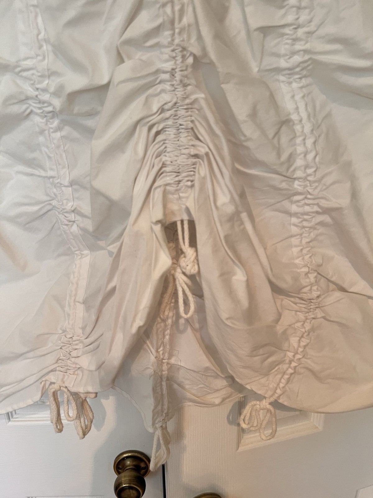Parachute White Skirt Large With Toggles (Maria)