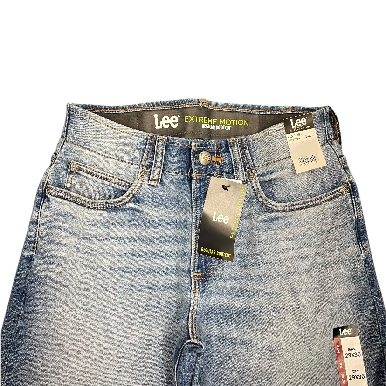 NWT Lee Men’s Extreme Motion Regular Bootcut Jeans Stretch Denim Flex Waistband