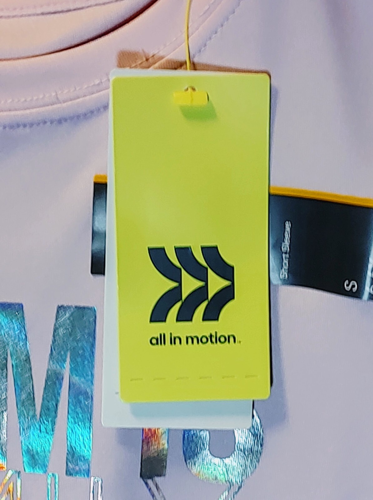 Pink all in motion Team Is Family Shirt S 6/6x
