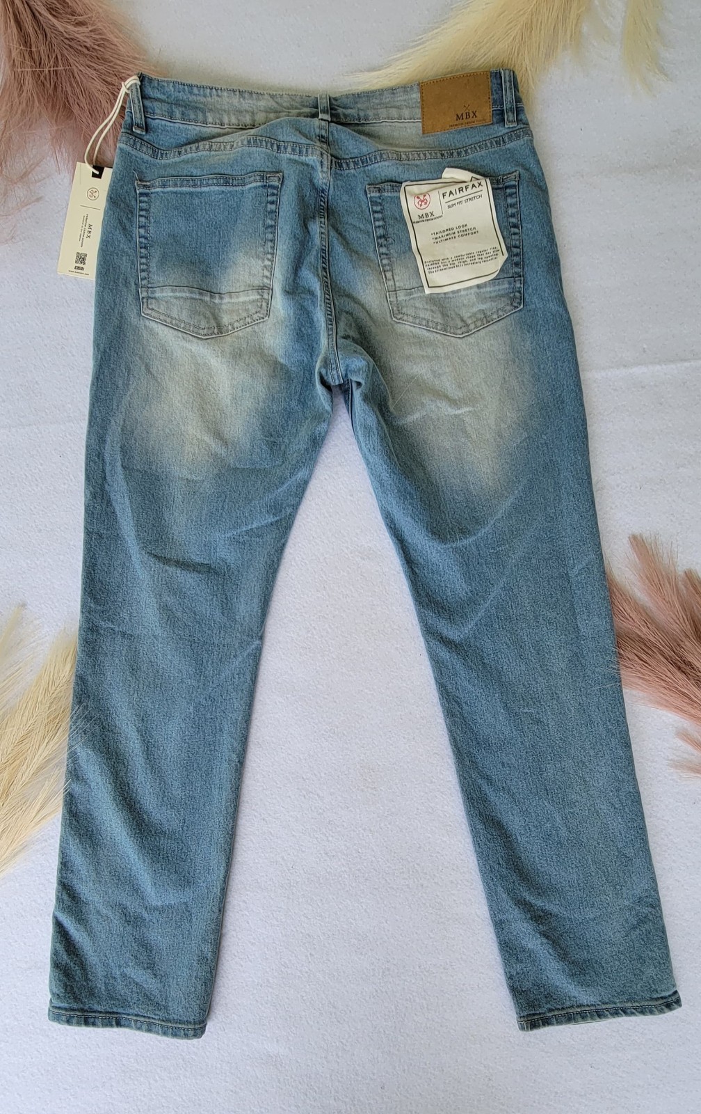 Mbx fairfax slim stretch men’s jeans Style 1 107 800 M656 Color Memory Sz36×30