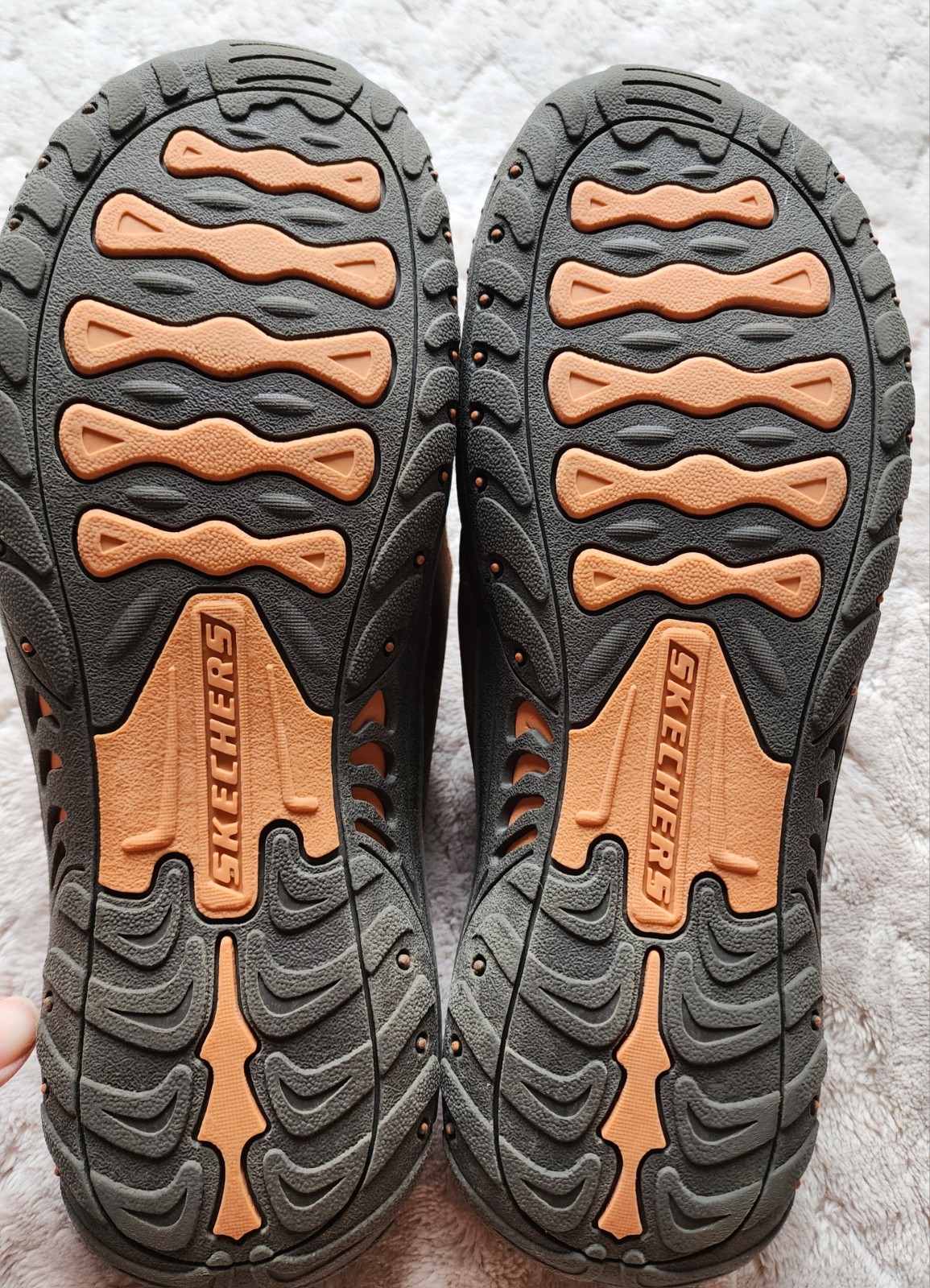 Skechers Reggae Jammin Brown Leather Slip On Womens Sandals 10