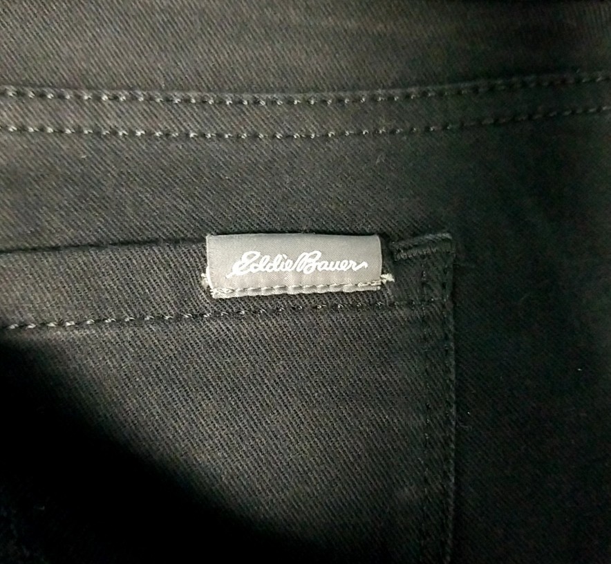 3 EUC Eddie Bauer Gray Black Slightly Curvy Skinny Denim Women’s Jeans Size 20.