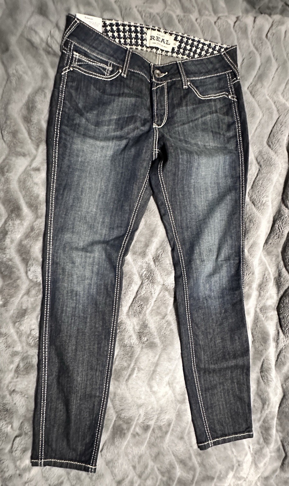 Ariat Women’s Jeans Real Ella Skinny Mid Rise Stretch 31 R Celestial