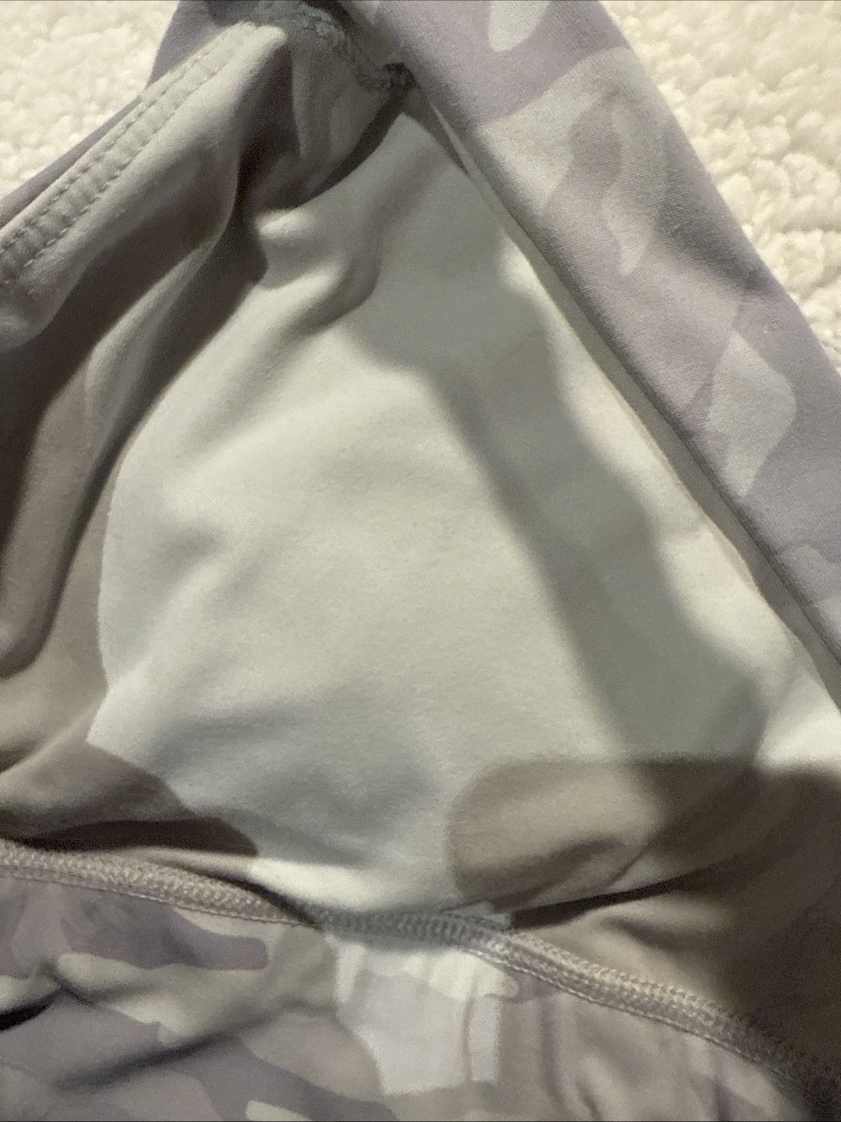 White Camo, Sports Bra, Barely Worn And Great For Working Out Exercise Size 8￼