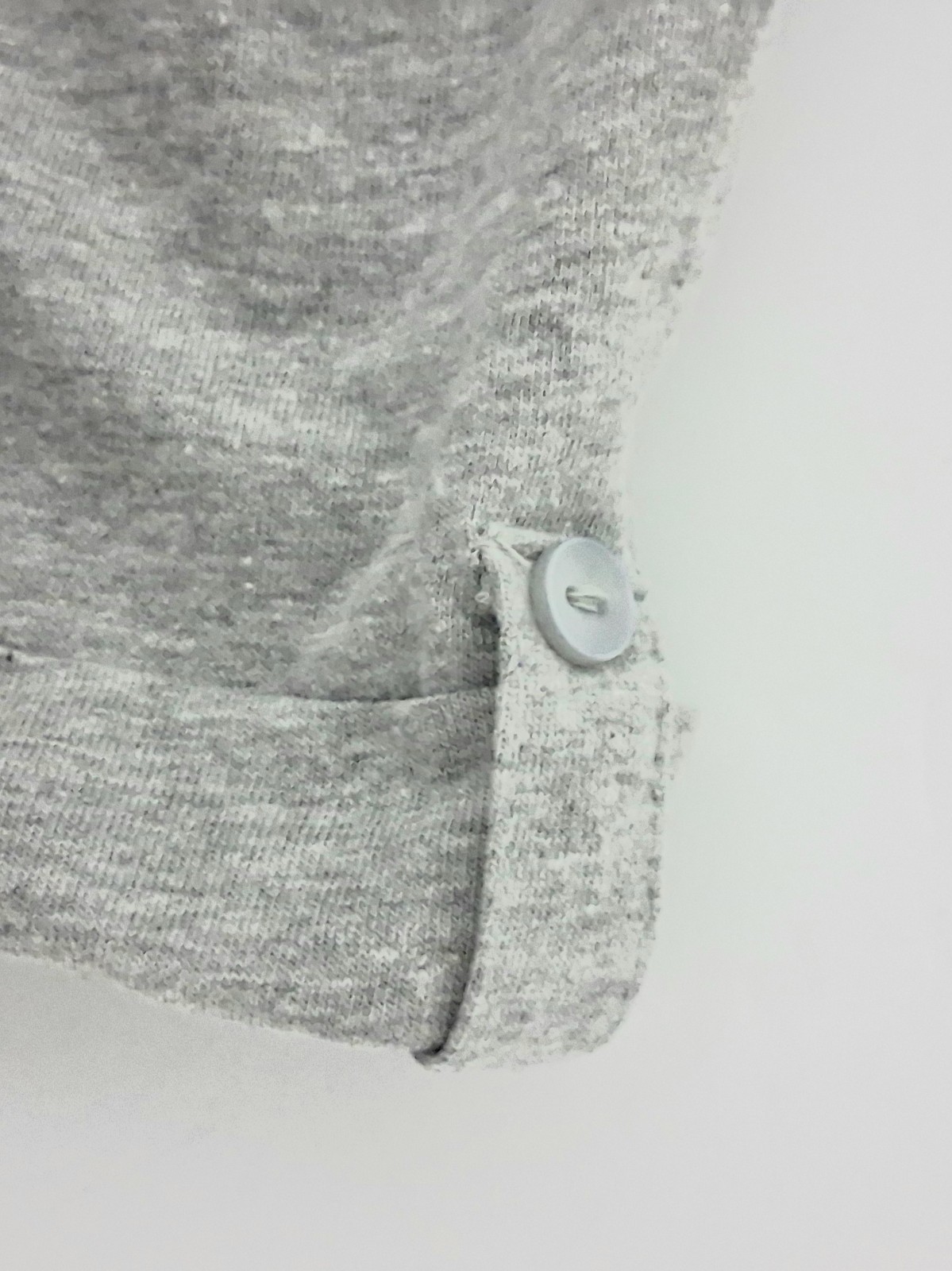 Woman Within Kangaroo Pocket Tee Size 34/36 Gray Butterfly American Flag Preowne