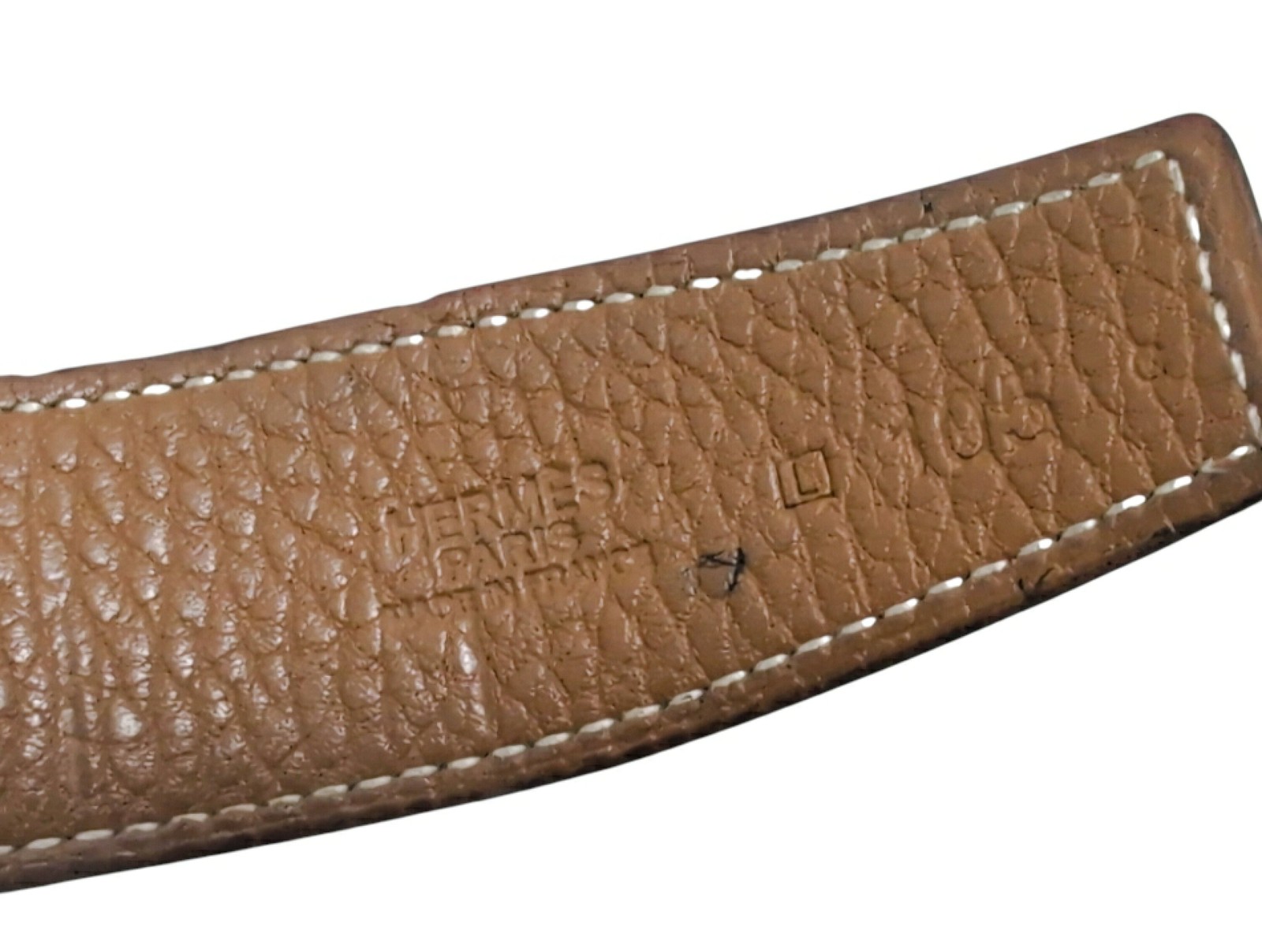 Authentic Hermes Belt Only Replacement Genuine Constance 40×1.3 in Black Brown