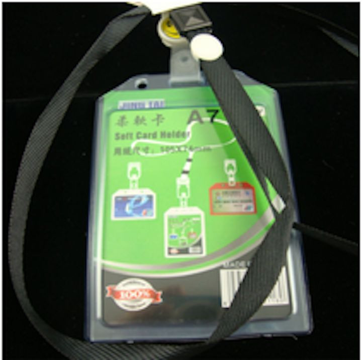 ID Holder Lanyard w/ Smile Face 3.5 * 4.75 inches Asst Colors T-015V