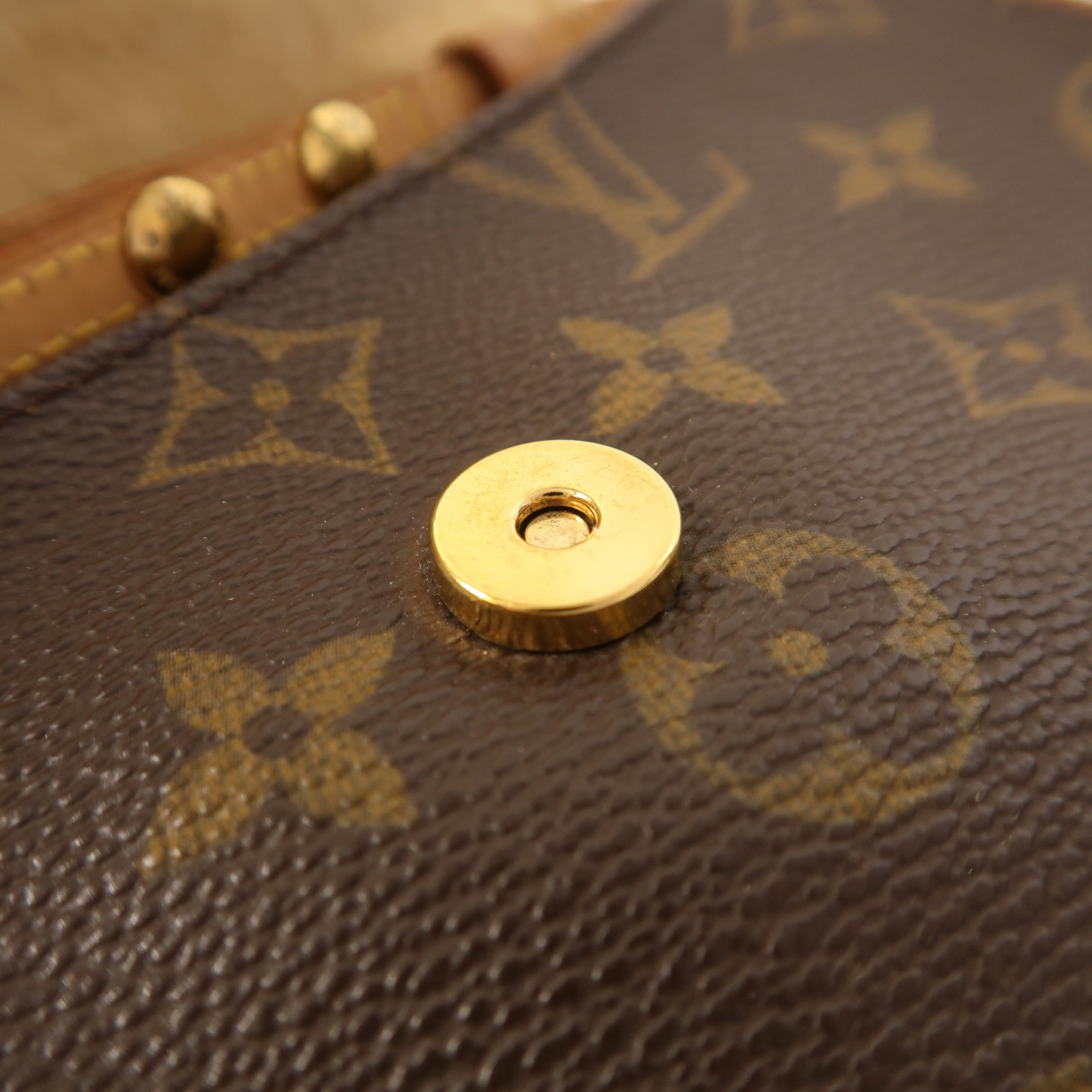 LOUIS VUITTON LV GHW Pochette Florentine Shoulder Bag M51855 Monogram Brown
