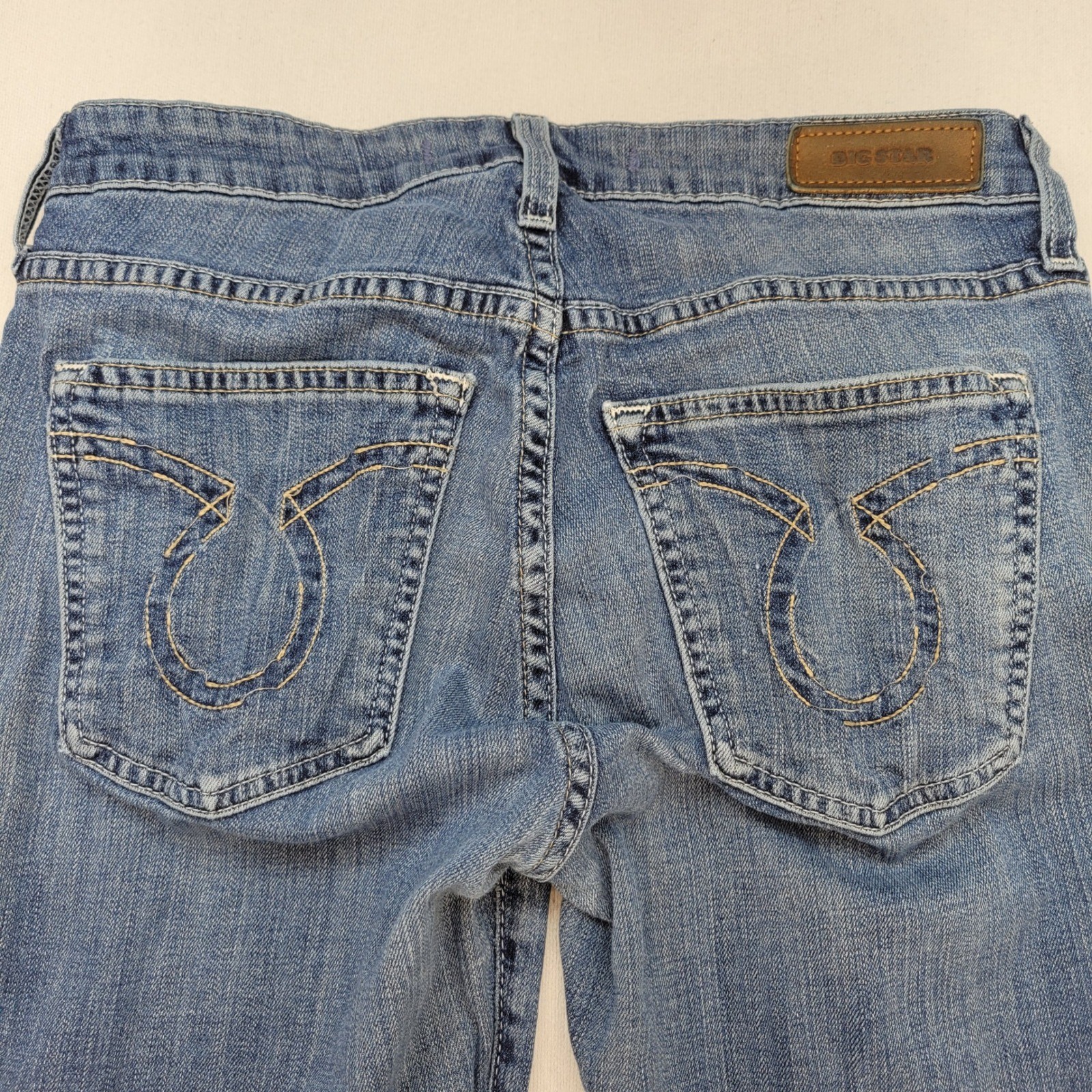 Big Star Maddie Bootcut Jeans Womens 26R Blue Denim Mid Rise Stretch
