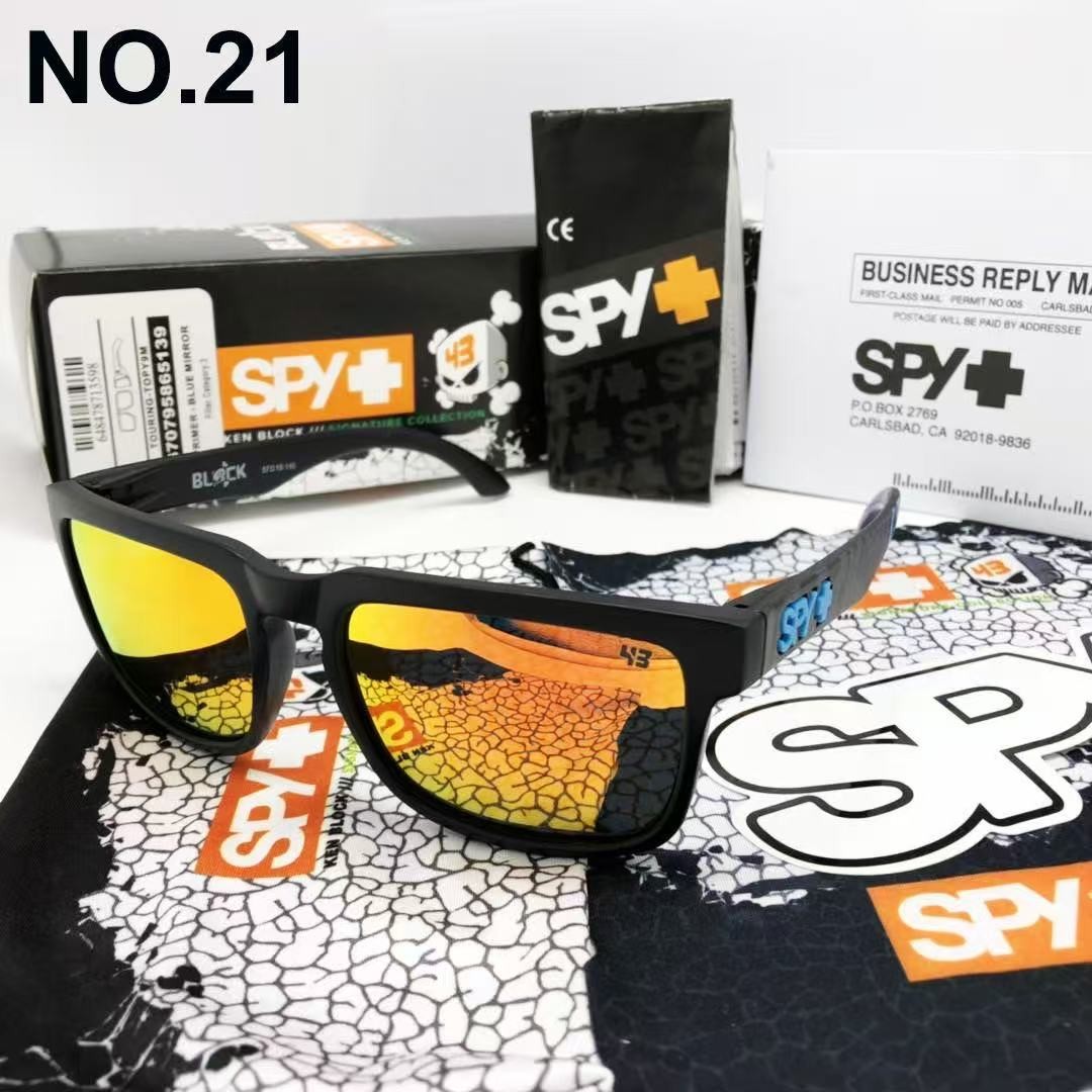 New Spy Polarized Sunglasses Men Classic Ken Block Unisex Square Original Box.