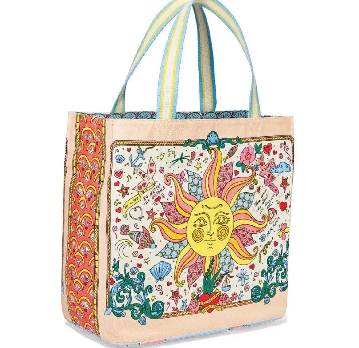 Brighton MERMAID SIREN’S SONG Canvas Tote MSRP $150 New In Package
