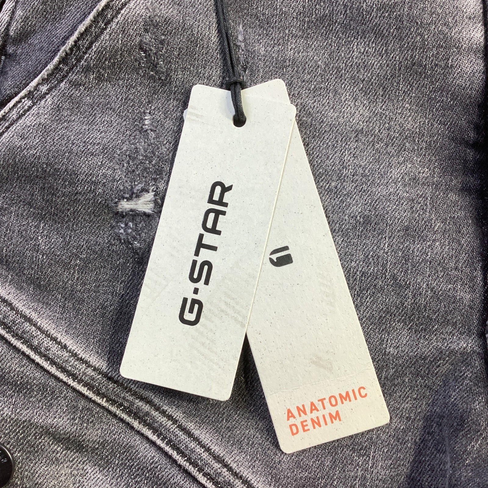 G-Star RAW Airblaze 3D Skinny Jeans 28 x 30 Faded Odyssey Grey Destroyed NWT