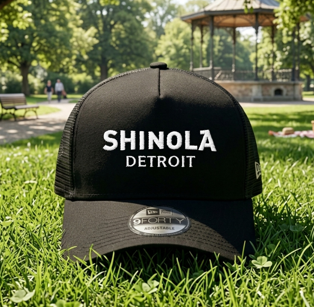Shinola Detroit Embroidered Trucker Hat Mesh Cap Snapback Gift For Men Dad