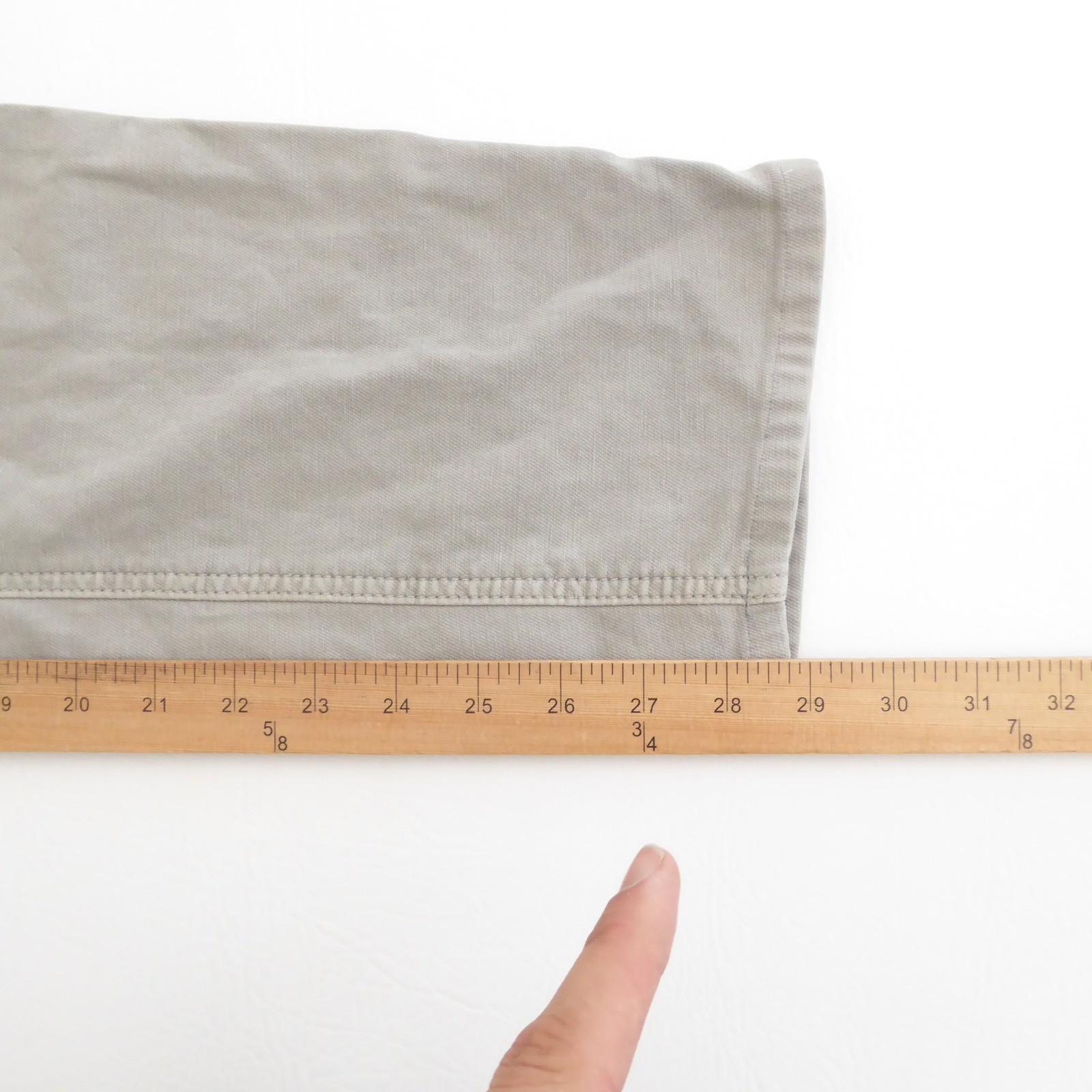 7 Diamonds STP-1259 Mens Generation 5 Pocket Jeans Pants Gray Size 34×29 HEMMED