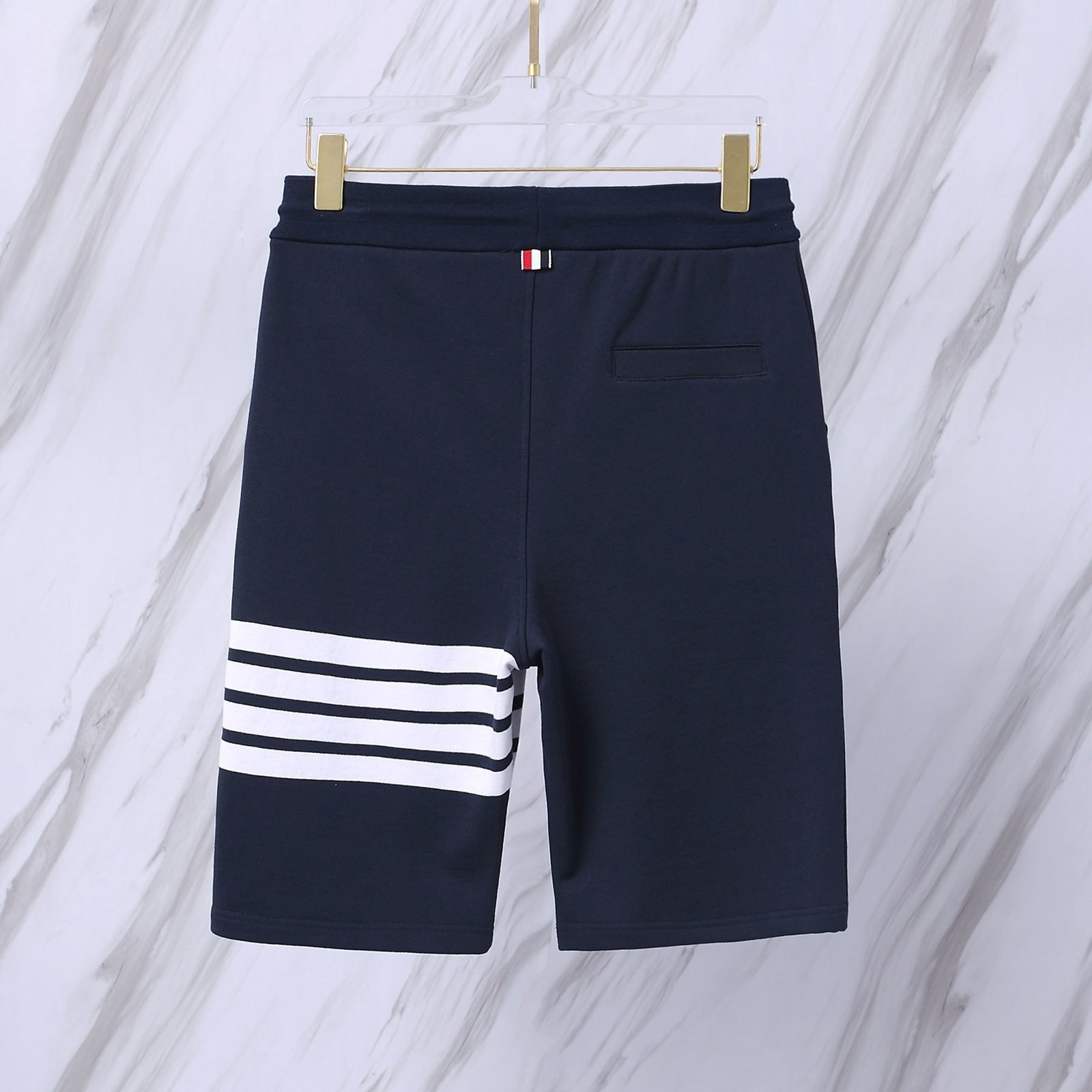 New Thom Br0wne Classic Drawstring Shorts Unisex Casual Loose Sports Pants.