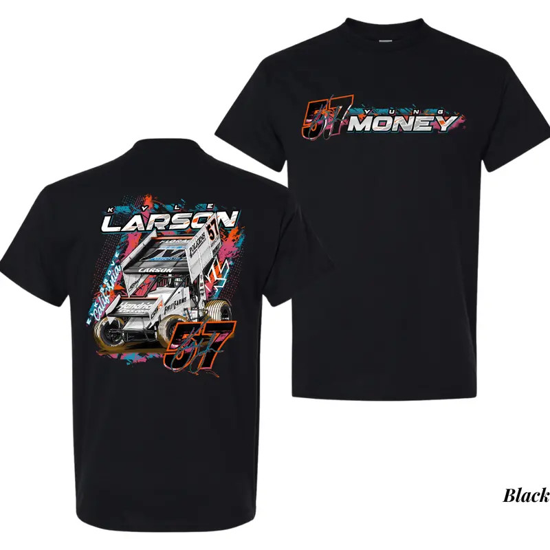 Kyle Larson Dirt Track Sprint Car Racing Shirt Motorsport Graphic Tee