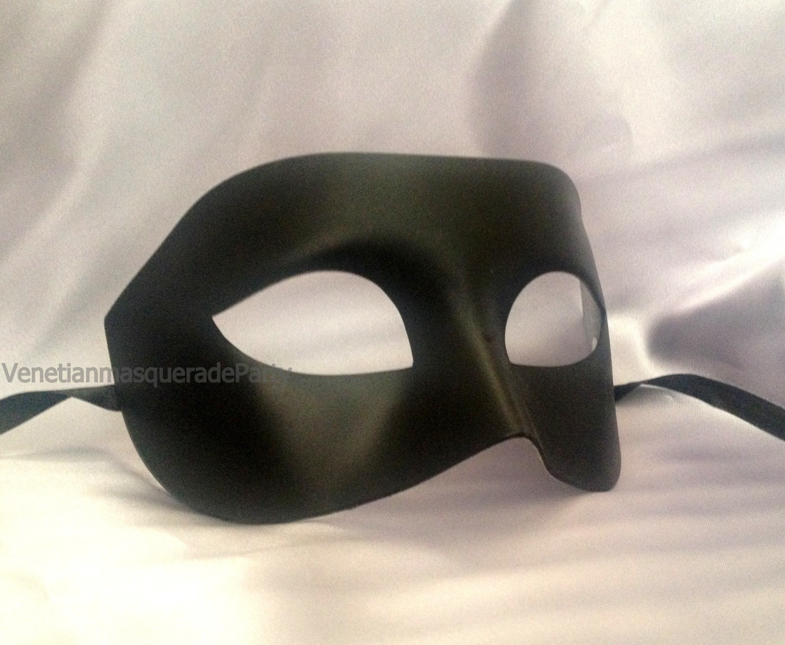 Black White mens masquerade eye mask for man boys simple classic costume fun