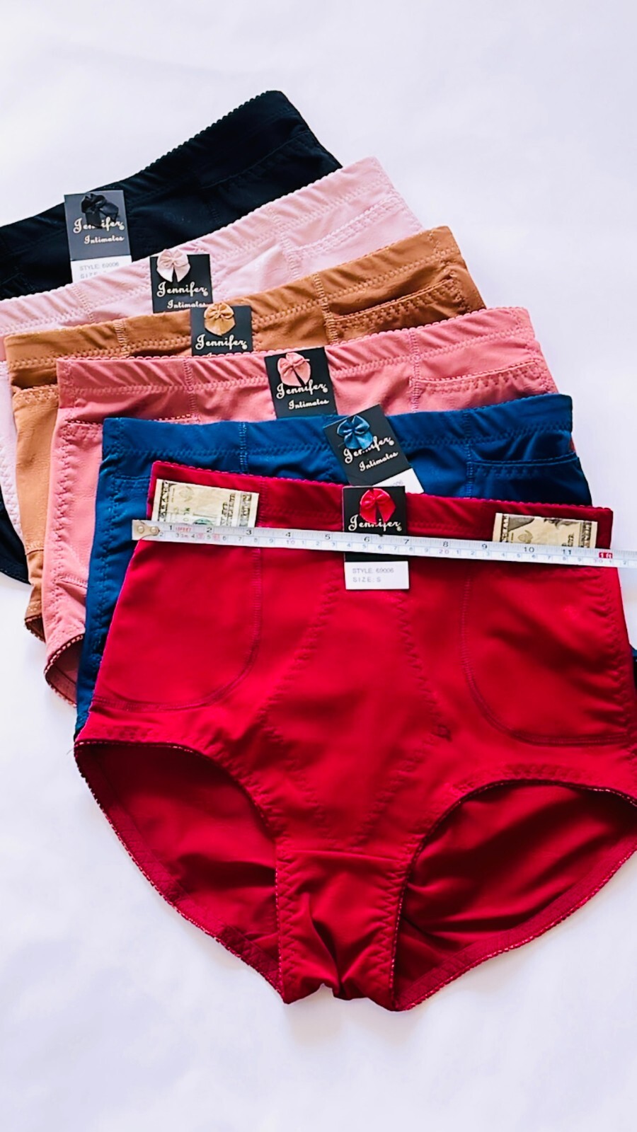 3/6 Pack High Waist Briefs Girdles Panties Tummy Control 2 pocket Travel Plus Sz