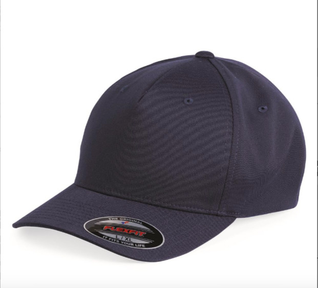 Mercedes AMG Logo on Black Hat Flexfit Baseball Cap Printed Emblem S/M & L/XL