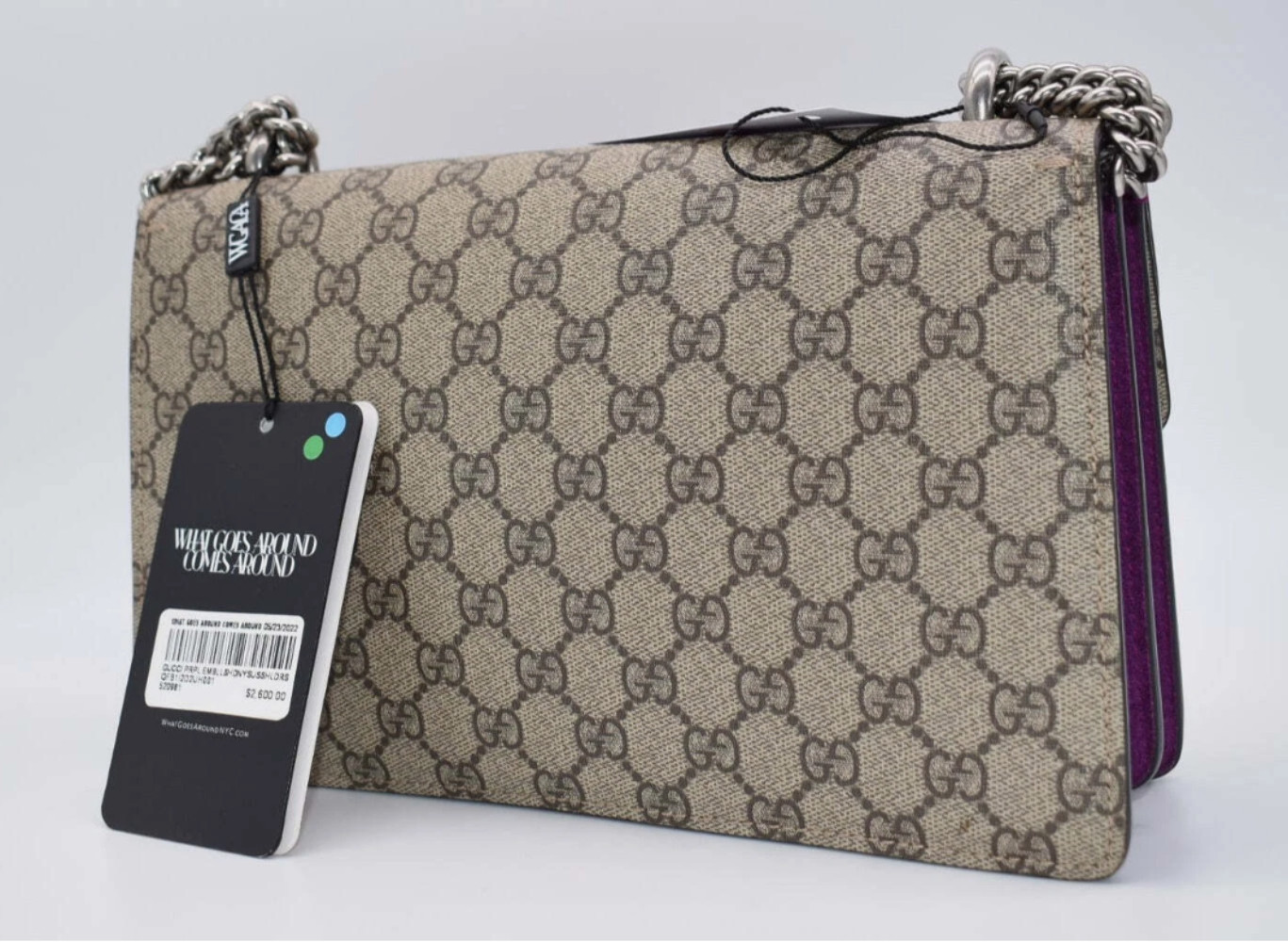 Gucci GG Supreme Monogram Embroidered Small Dionysus Shoulder Bag