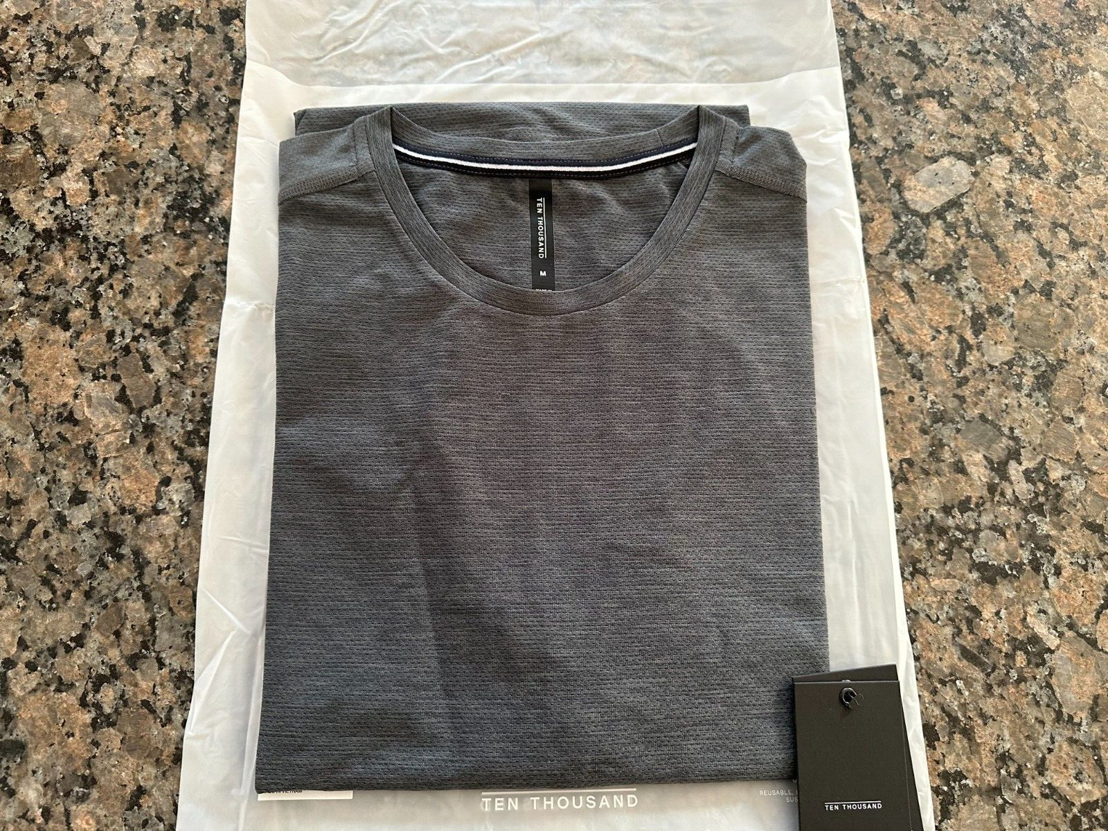 Ten Thousand Versatile Tee, Short Sleeve, Color Iron, Size Large, New With Tags