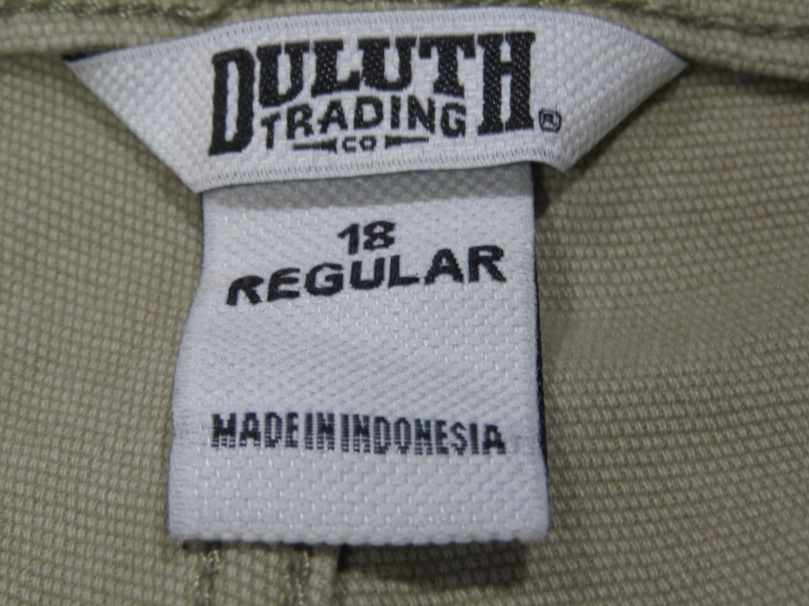 Duluth Trading Women’s Flex Fire Hose Straight Leg Pants- Washed Olive Sz 18 REG