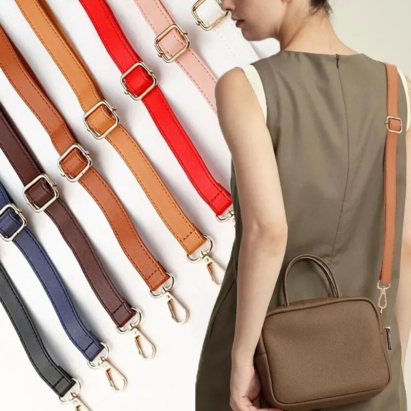 Adjustable Leather Purse Strap Replacement Crossbody Shoulder Bag Handle Belt