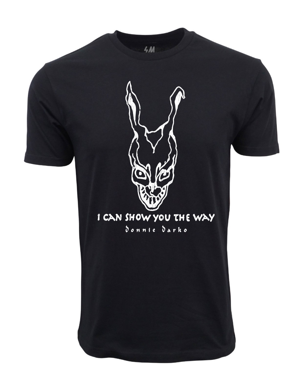 2001 DONNIE DARKO “I CAN SHOW YOU THE WAY” GRAPHIC BLACK T-SHIRT