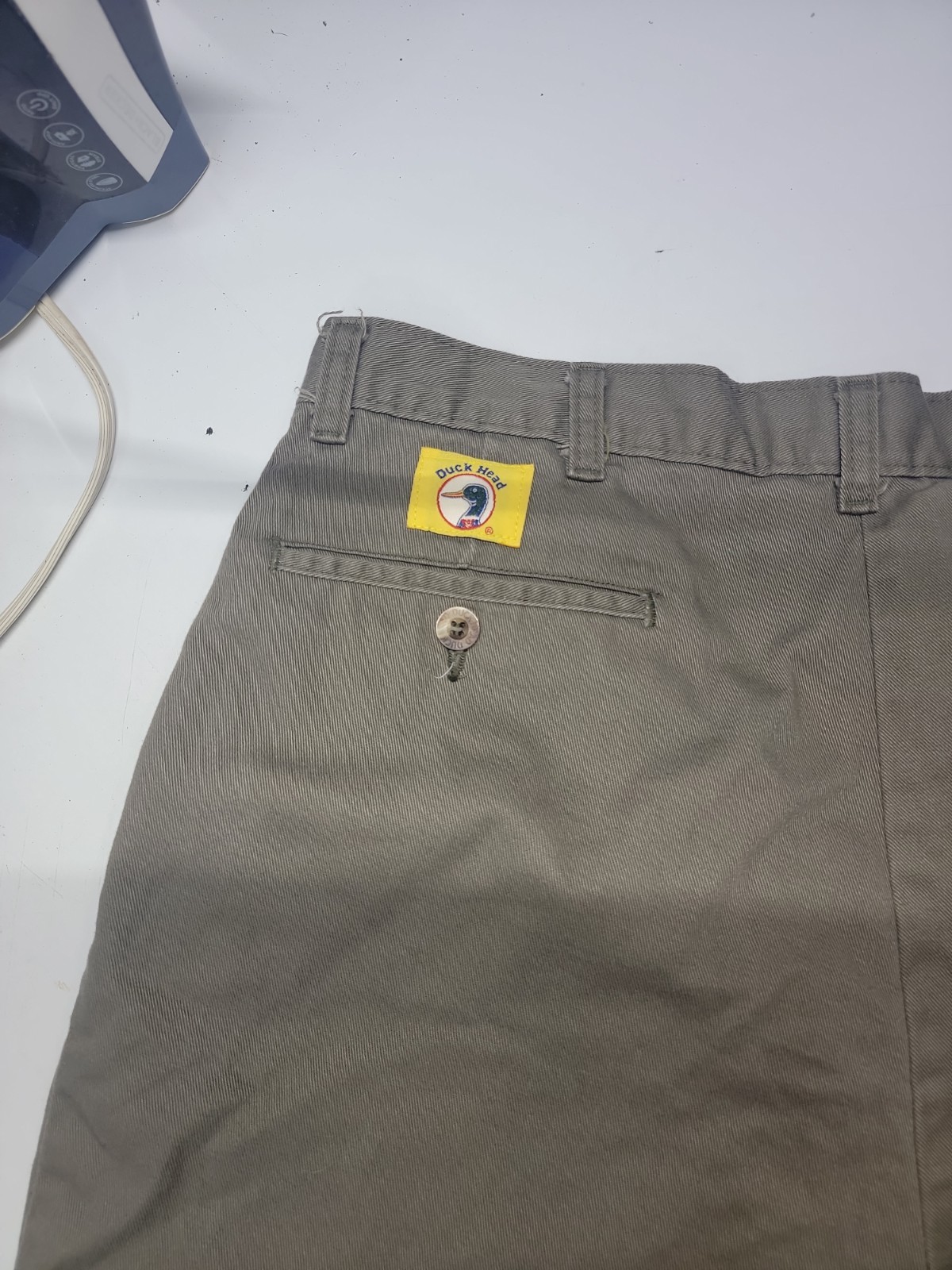Duckhead Mens Shorts Grey Sz 34 Button Amd Zipper Closure