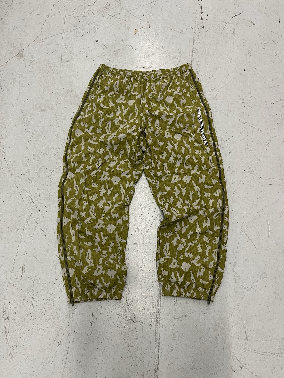 Supreme Ripstop Warm Up Pants XL Olive Green SP26 Jogger Loose Fit Supplex Nylon